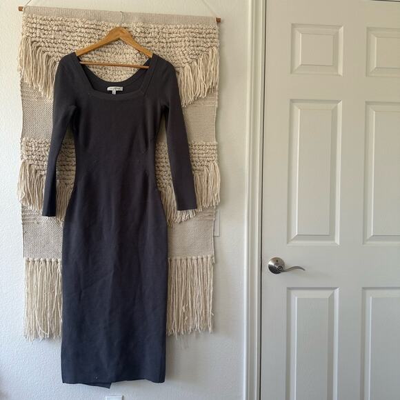 Toccin Gray Sweater Dress - Picture 1 of 7